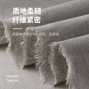 中盛雨露麻坯布亚麻坯布油布丙画布油画烯画纯雨画露麻布814纯麻