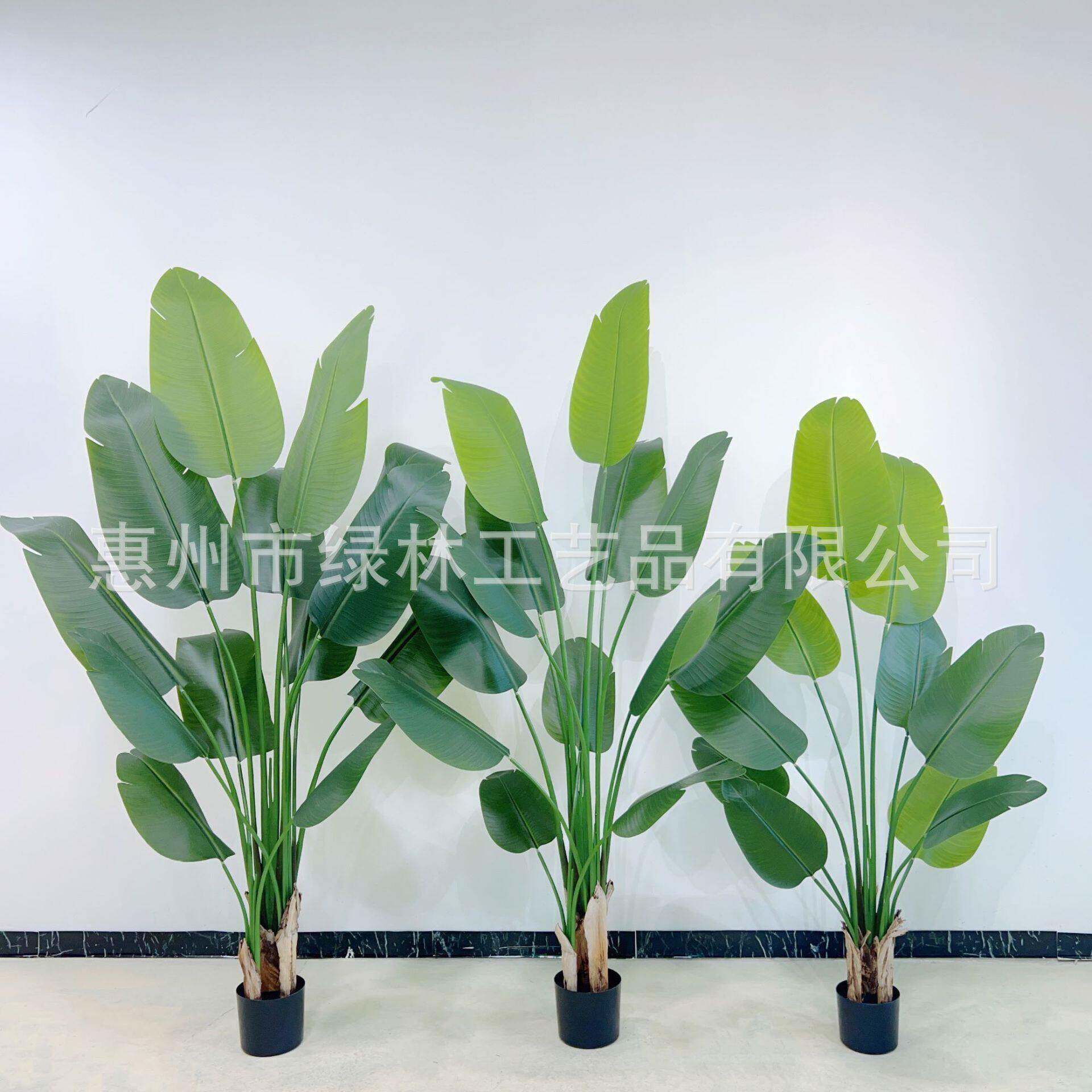 仿真机胶片旅人焦室内公室装饰造仿真绿景全植栽盆美lv22553人蕉