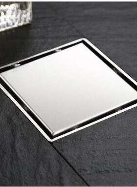 堵镶嵌瓷砖隐隐形地漏方形防臭卫生CD100-01间不锈钢3浴04阳台室