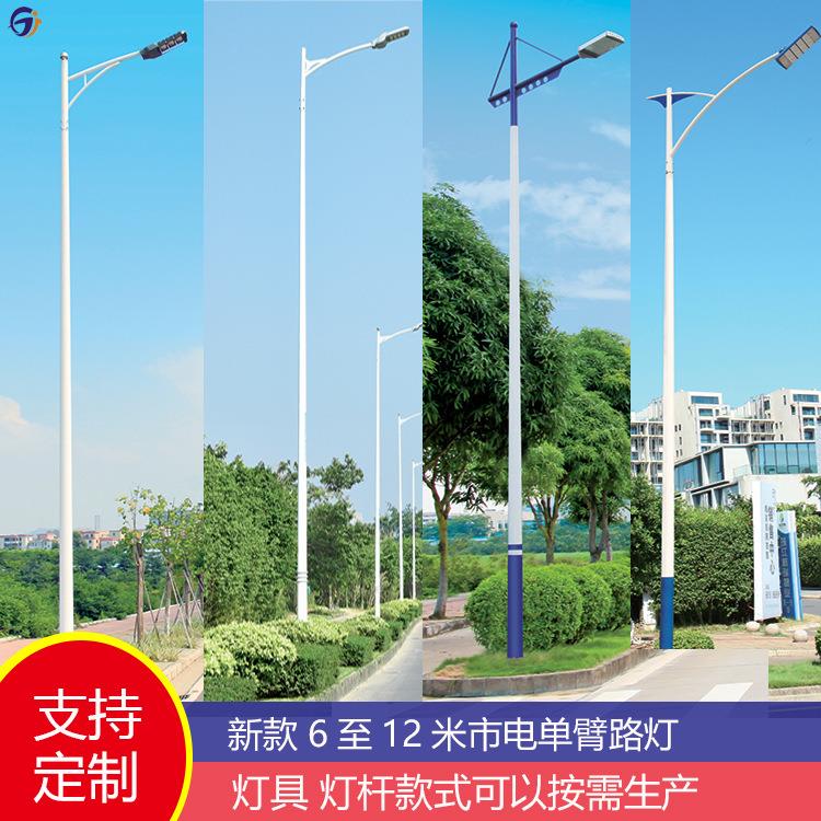 厂家LED市电路灯户外市政工程灯杆户外照明新款农村道路