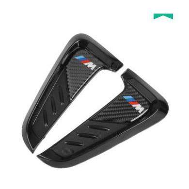 适用于宝马叶子板侧标装饰贴1系3系5系x1x3x5出风口改装车标m标