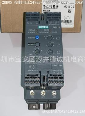 3RW4046-2BB05软启动器控制电压24Vac/dc、400-600Vac、55kW