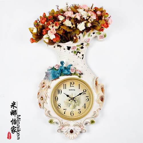 现代创意时尚客厅挂钟静音简约大号挂表卧室钟韩式挂表钟表