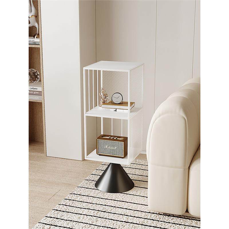 客厅书架落地置物架儿童转角简易卧室电视旁小书柜铁艺玩具收纳架