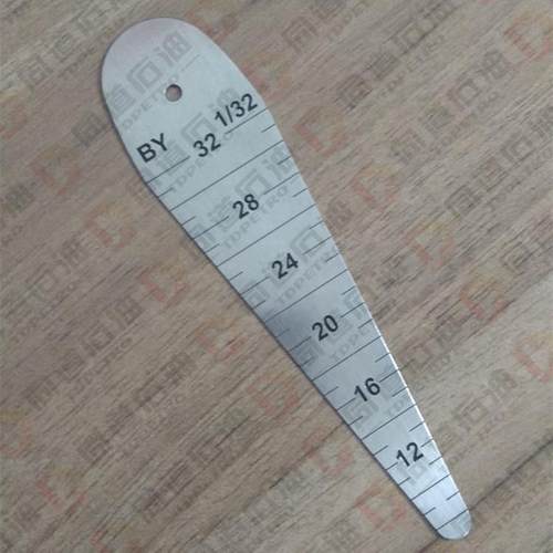 测量钻头水眼直径尺寸的钻头水眼尺