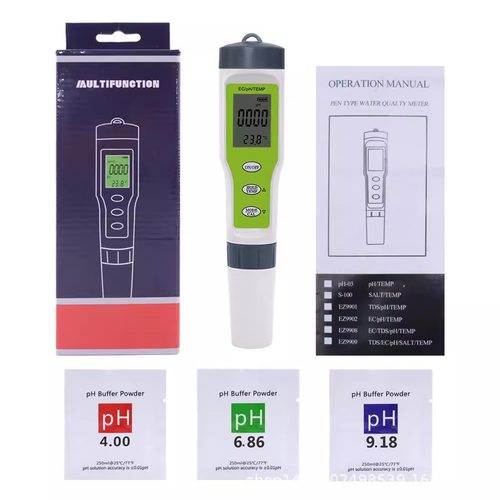 ph/ec/temp温度测试笔ph值ph计ec电导水质大屏幕测试笔水质EZ9902