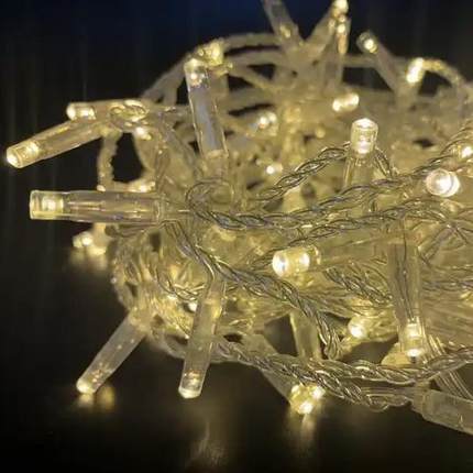 LED户外彩灯灯串景区公园挂树装饰灯泡壳灌胶灯串纯铜线高亮灯串