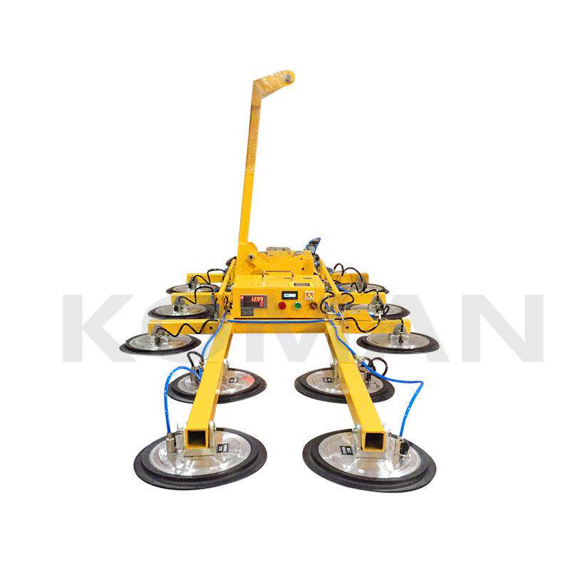 智能双主机电动玻璃真空吸吊机可翻转吸石材铝板重载吸吊具1200KG