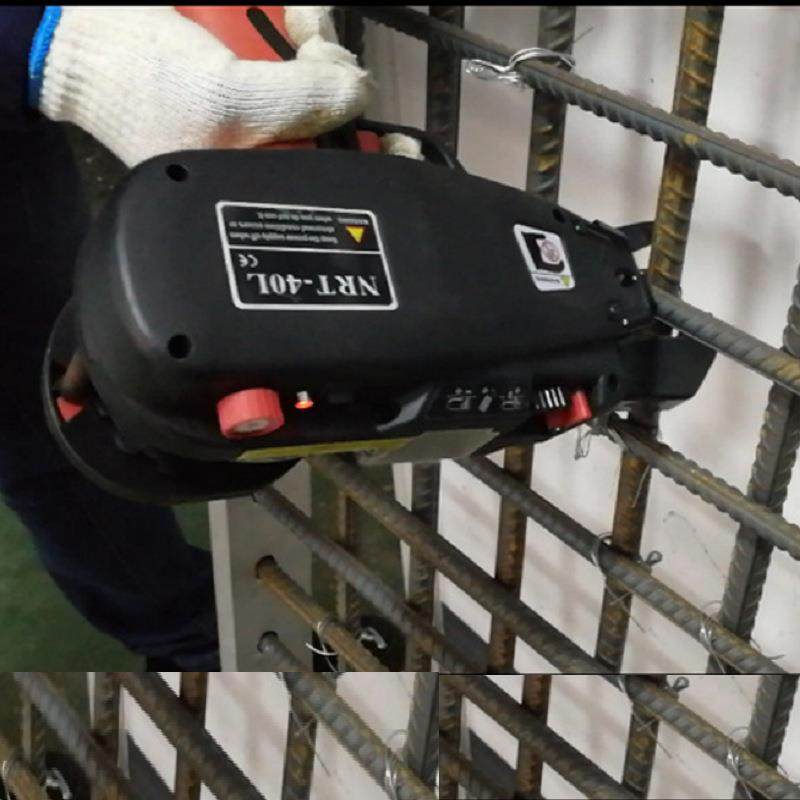 新型手提式电动钢筋捆扎机新锂电圆钢捆扎机小型钢筋绑丝机