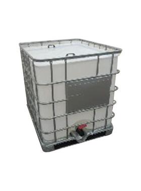 IBC吨桶ZKH/震坤行1000L-W-M1.2×1×1.15m白色灌装口敞口密封盖