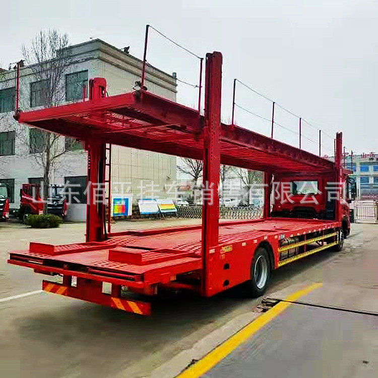 出口轿运车6-8位轿车车辆运输半挂车中置交运车