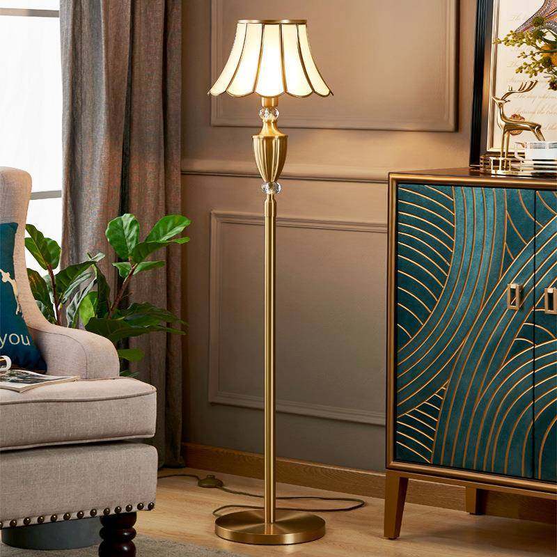 欧式奢华全铜落地灯卧室床头灯客厅奢华美式乡村复古别墅纯铜灯具,智能设备,其他智能设备,淘宝优惠券,粉丝福利购,淘宝优惠卷