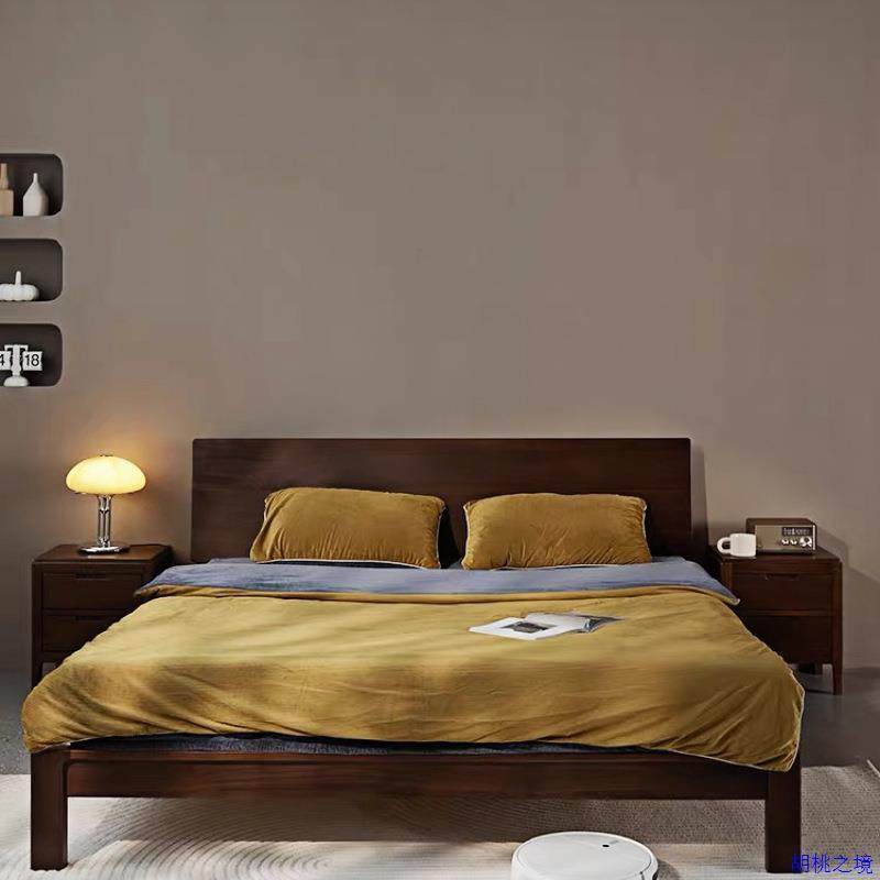 北欧全实木床简约日式樱桃木悬浮床榻榻米床主卧无床头双人床矮床,纺织面料/辅料/配套,纺织机械配件,淘宝优惠券,粉丝福利购,淘宝优惠卷