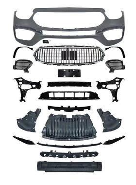 E63款包围保险杠适用于奔驰E级W213行政版立标E300改装AMG款2022