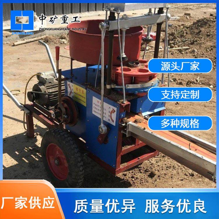 小型电动育苗制钵机转盘式蔬菜育苗装袋机观赏盆栽营养土制钵机