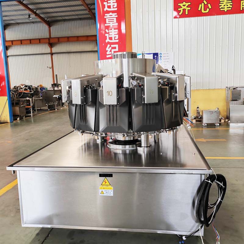 水晶粽子给袋式真空包装机 粽子鸡爪卤蛋全自动上料真空给袋机