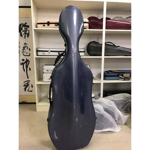 通灵大提琴琴盒pc大提琴盒蓝色白点琴盒直销