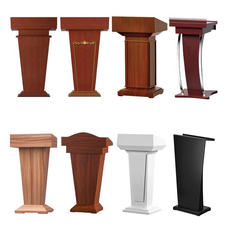演讲台实木讲台会议室讲台酒店迎宾台咨询台活动讲台