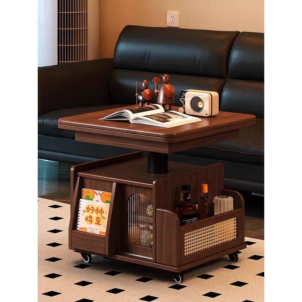 可升降边几折叠移动推车小户型客厅沙发边柜2025新款茶桌茶台两用