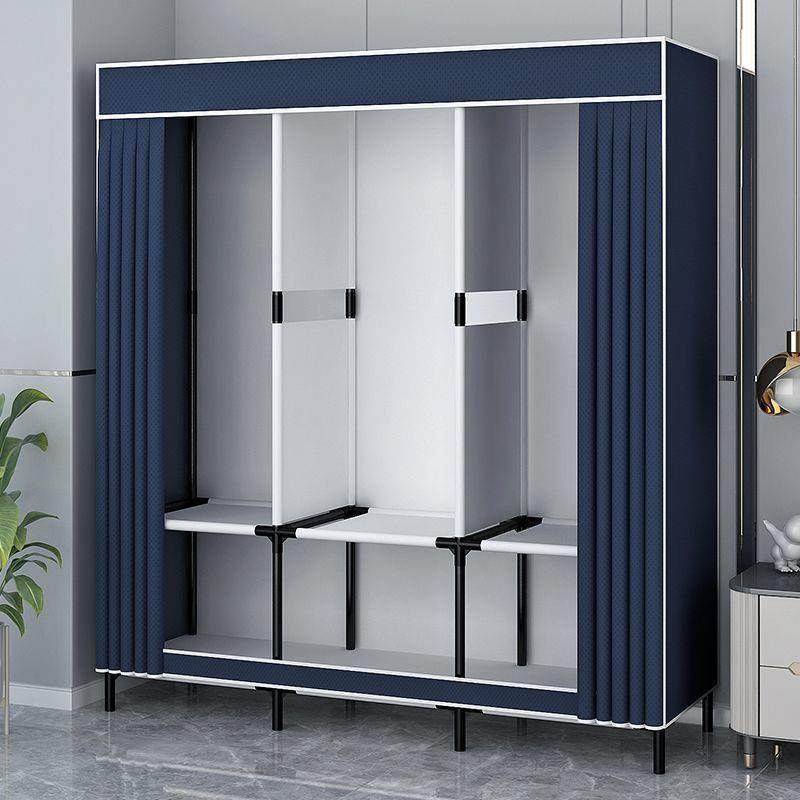 简易衣柜家用卧室钢管钢架加固组装出租房加厚耐用收纳落地布衣橱,纺织面料/辅料/配套,纺织机械配件,淘宝优惠券,粉丝福利购,淘宝优惠卷