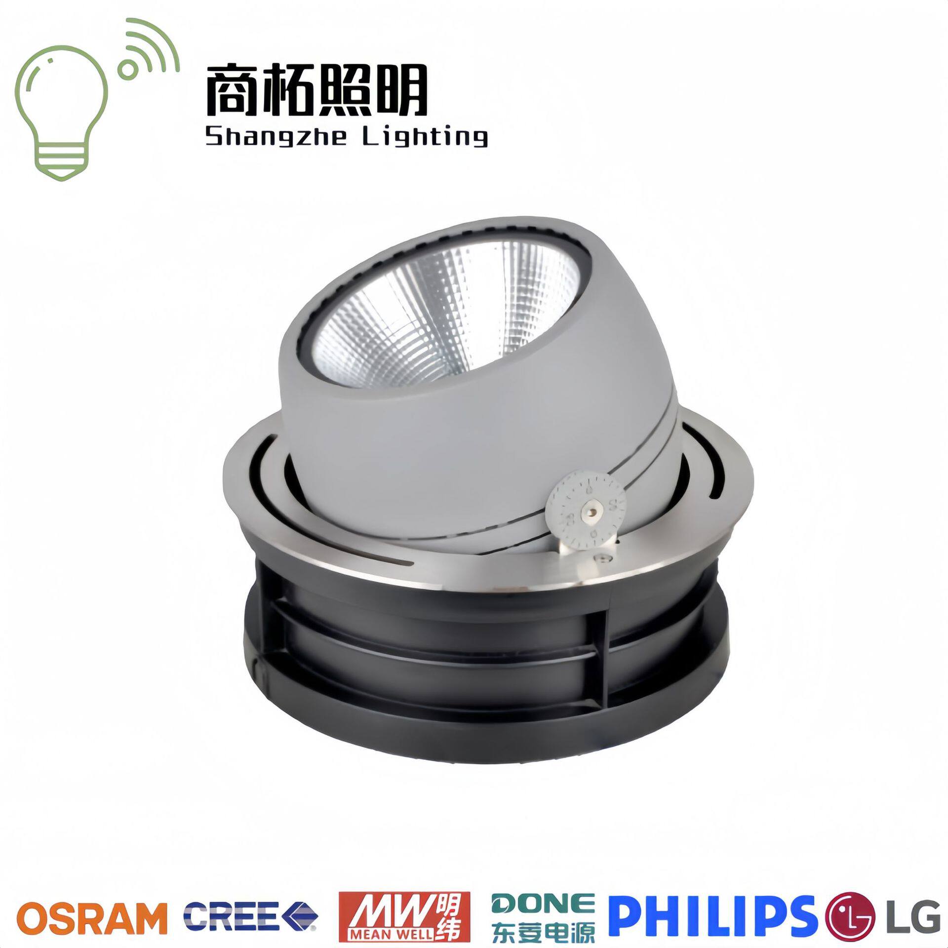 led投光灯36w可调角度地埋灯半埋式投光灯楼宇建筑亮化工程照明