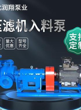 65ZJW压滤机入料增压泵压滤机送料泵杂质泵卧式洗煤厂给料泥浆泵