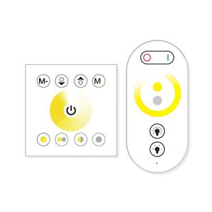 86面板控制器 无线RF触摸遥控器12-24V低压七彩LED灯带调光控制器