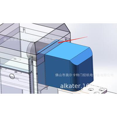 法尔特无轨悬浮折叠门 上置式隐藏开门机 柱内隐藏电机 新型专利