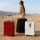 袋鼠拉杆箱加厚结实耐用行李箱可坐人26寸高颜值密码 旅行皮箱女24