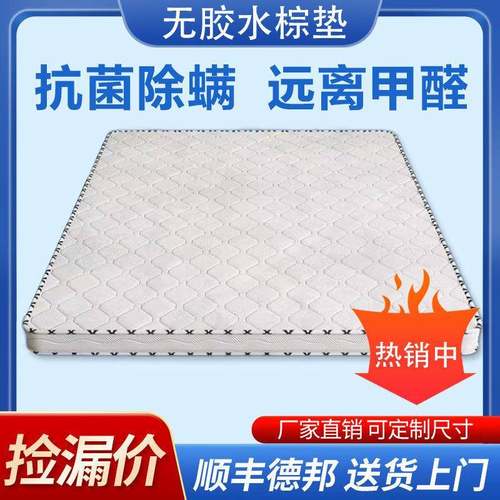 椰棕床垫偏硬护腰护脊棕垫加厚家用儿童垫榻榻米可折叠厂