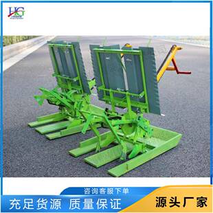 农用水稻秧苗播种机手摇式步退式水稻插秧机单人操作小型插苗机