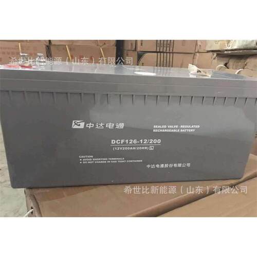 中达电通蓄电池DCF126-12/200高低压配电柜用蓄电池12V200AH现货