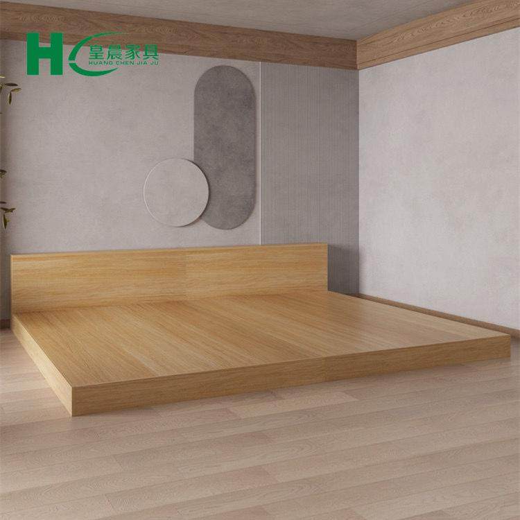 榻榻米床实木简易床无床头现代简约客厅单双人床地台矮床箱体