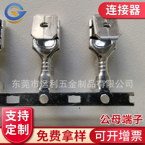 厂家供应PG2500802250公母端子批发端子带插片250带锁扣插簧端子