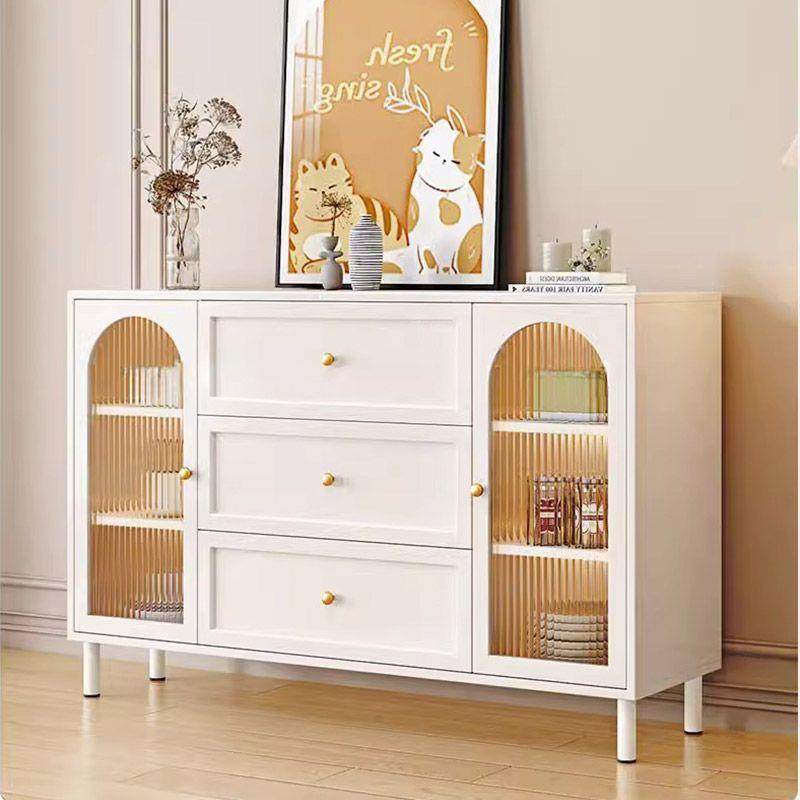 Mlo实木奶油风餐边柜现代简约靠墙厨房储物柜客厅小户型玄关柜子,纺织面料/辅料/配套,纺织机械配件,淘宝优惠券,粉丝福利购,淘宝优惠卷