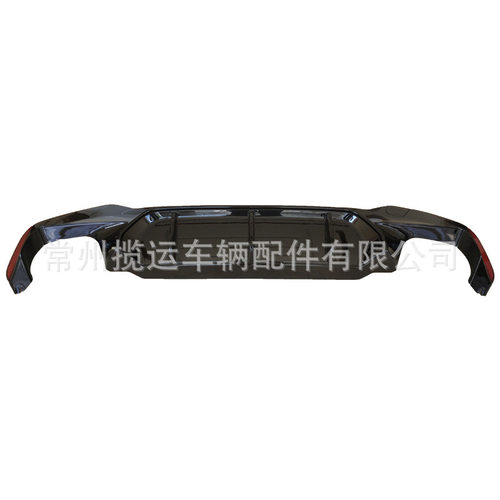 适用于宝马5系G30/G38后唇M5款17-20款亮黑碳纹后扰流板小包围
