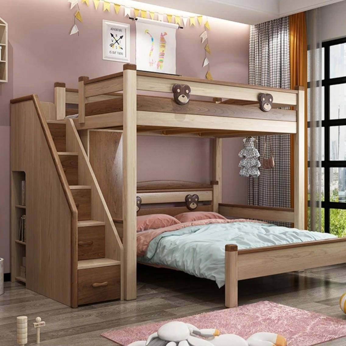 实木儿童床交错式床错位上下床铺成人高低床双层床子母床学生床,机械设备,其他机械设备,淘宝优惠券,粉丝福利购,淘宝优惠卷