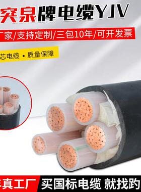 YJV纯铜芯yjv22低压23+2芯铠装地埋电线电缆充电桩专用电力电缆线