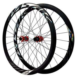 700C越野公路轮组六钉碟刹快拆桶轴HG/MS/XD铝合金7005直拉竞技轮