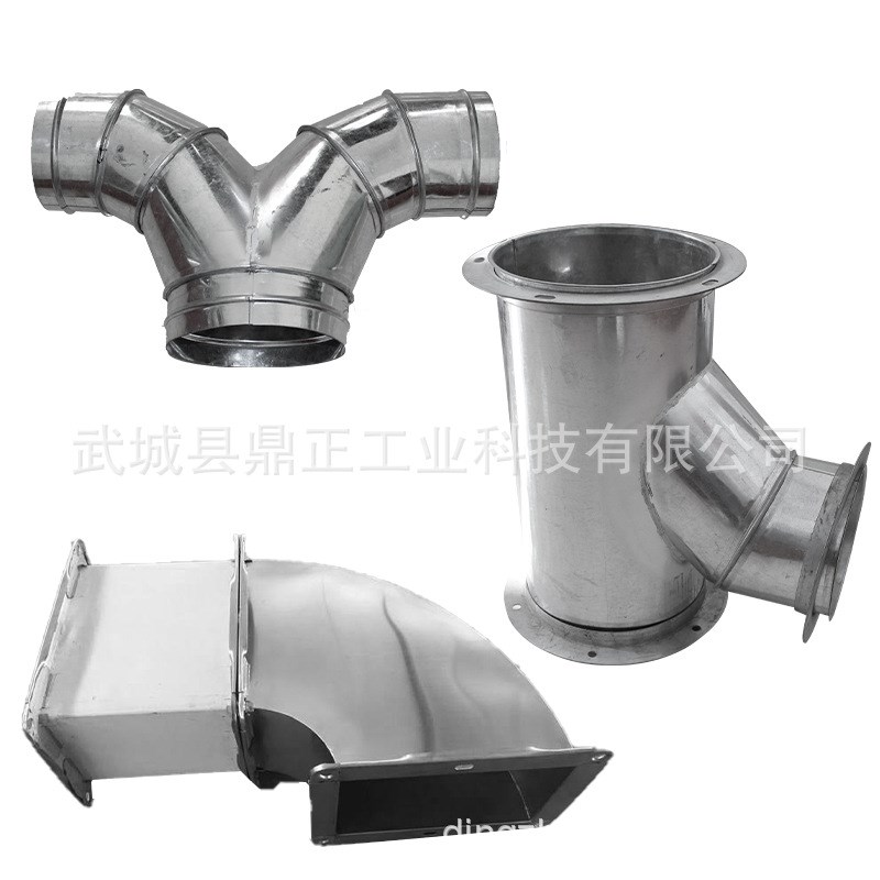 不锈钢风管耐高温不锈钢螺旋风管方形角铁圆管304不锈钢风管厂家