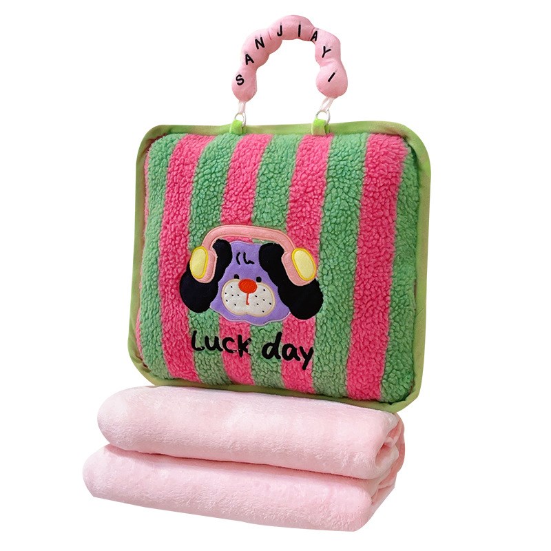 抱枕被子两用毯子二合一客厅沙发靠枕办公室午睡小枕头车载加厚