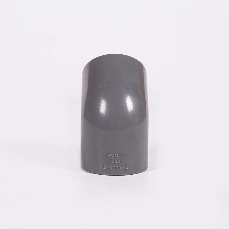 pvc45度弯头给水管直弯小弯半弯耐腐蚀高温化工UPVC管件工业级