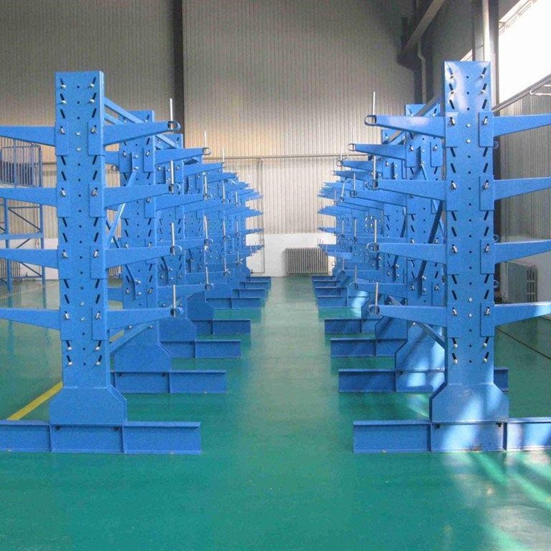 悬臂货架苏州北固货架放置重型管材水管单托臂双托臂悬臂式货架