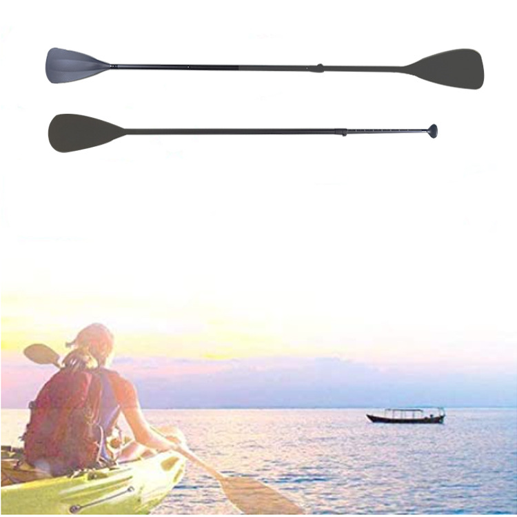便携四节可调节船桨冲浪板皮划艇划桨半碳纤维单头桨双头桨两用桨