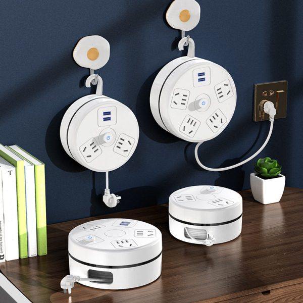 可收纳插板带线多用拖接插线板长线多功能插座面板多孔带usb插排,电子/电工,USB/快充/无线充电排插,淘宝优惠券,粉丝福利购,淘宝优惠卷