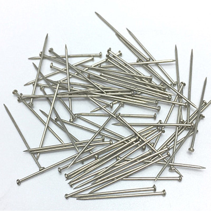 大头针0#2号镀镍0.7*20办公定位针散装钢针一公斤固定针