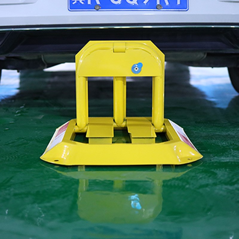 八角锁手动车位锁停车场小区固定车库地锁抗压占位锁