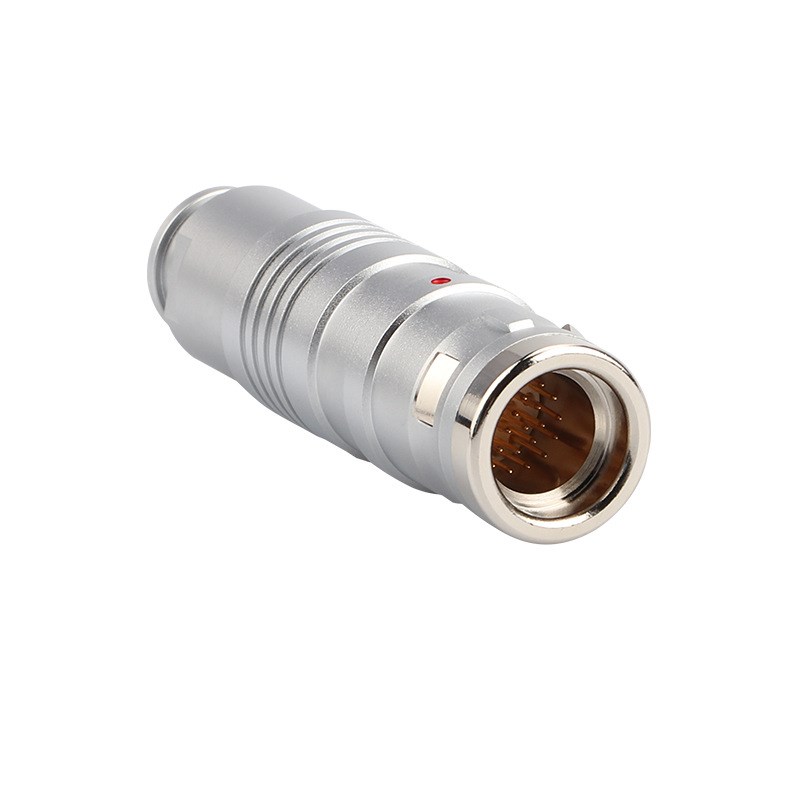 兼容雷莫防水连接器圆形推拉自锁快速插拔式航插头FGG.0K1K2K多芯