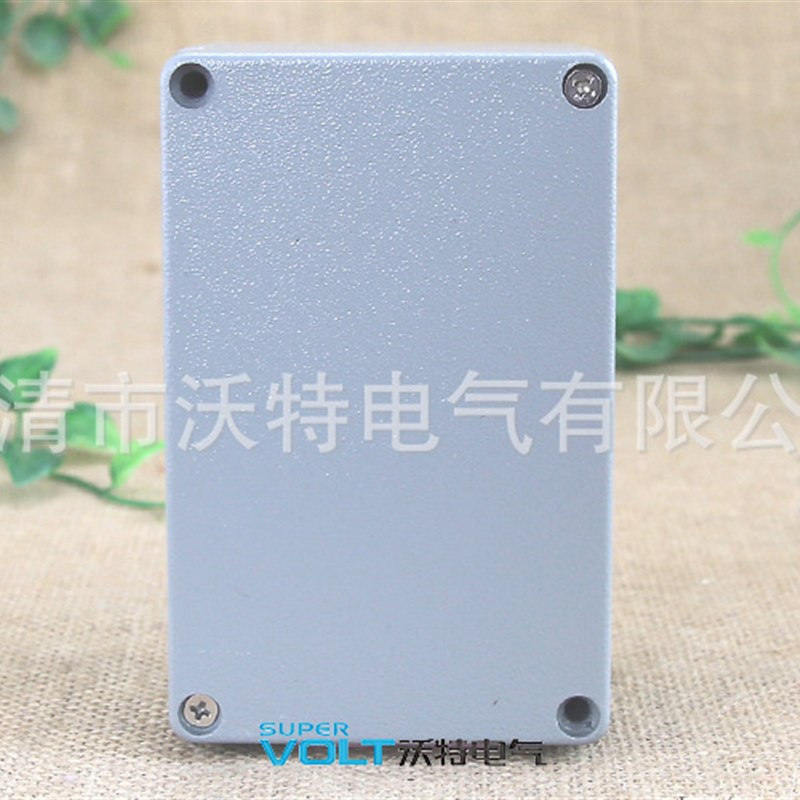 125*80*58铸铝防水铝盒 过线盒端子盒 室外接线盒 铝制金属