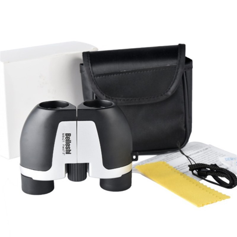 双筒望远镜小保罗8X21迷你高清儿童微光夜视便携望远镜户外